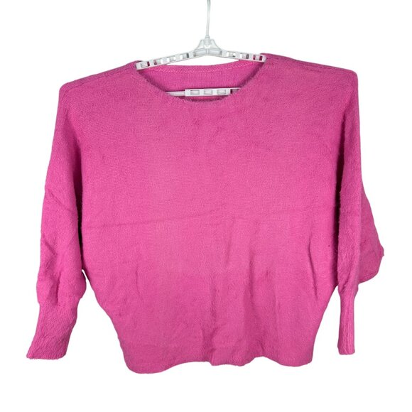 Cozy Pink Womens Sweater 3XL Relaxed Fit - Picture 1 of 4